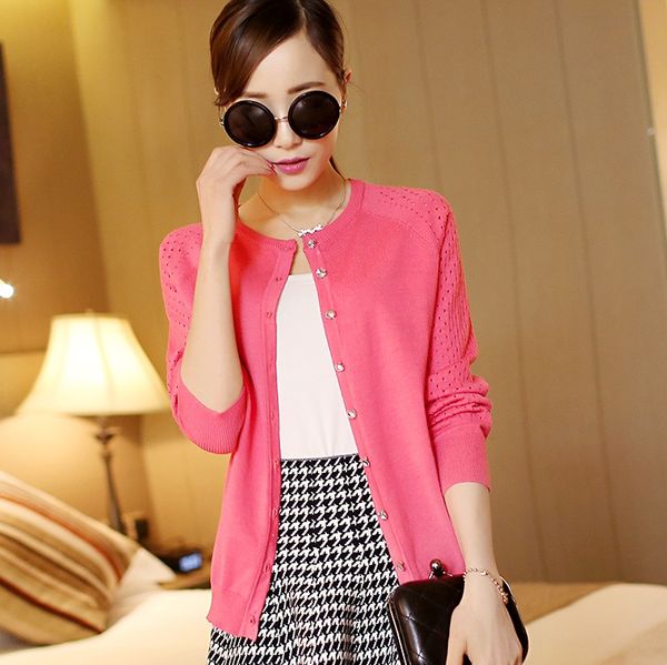 wholesale- autumn korean style women long sleeved cardigan coat thin hollow out sweater lady shawl short outside air conditioning shirt, White;black
wholesale- autumn korean style women long sleeved cardigan coat thin hollow out sweater lady shawl short outside air conditioning shirt, White;black