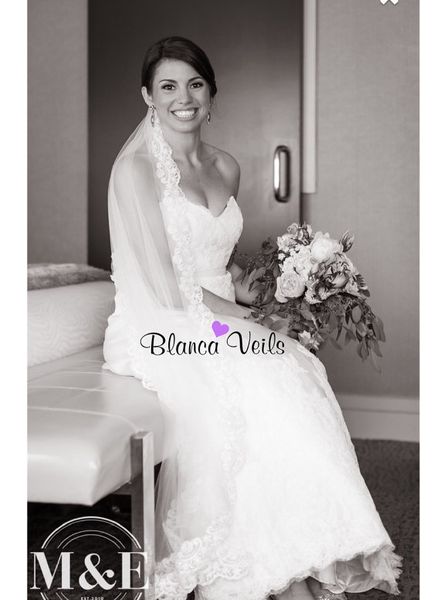 3m length white ivory wedding veil one layer lace edge comb bridal veils with comb, Black
3m length white ivory wedding veil one layer lace edge comb bridal veils with comb, Black