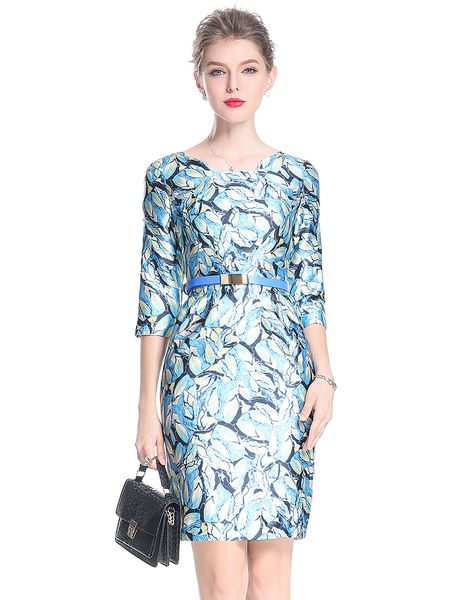 flower print women sheath dress square collar with belt ol office lady work dresses 0917148, White;black
flower print women sheath dress square collar with belt ol office lady work dresses 0917148, White;black