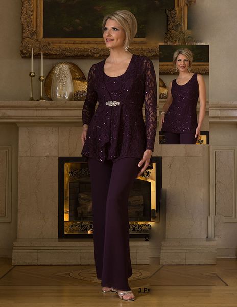 grape ursula lace pants suits for mother of the bride scoop neckline chiffon dresses party evening for wedding mothers guest dress, Black;red
grape ursula lace pants suits for mother of the bride scoop neckline chiffon dresses party evening for wedding mothers guest dress, Black;red