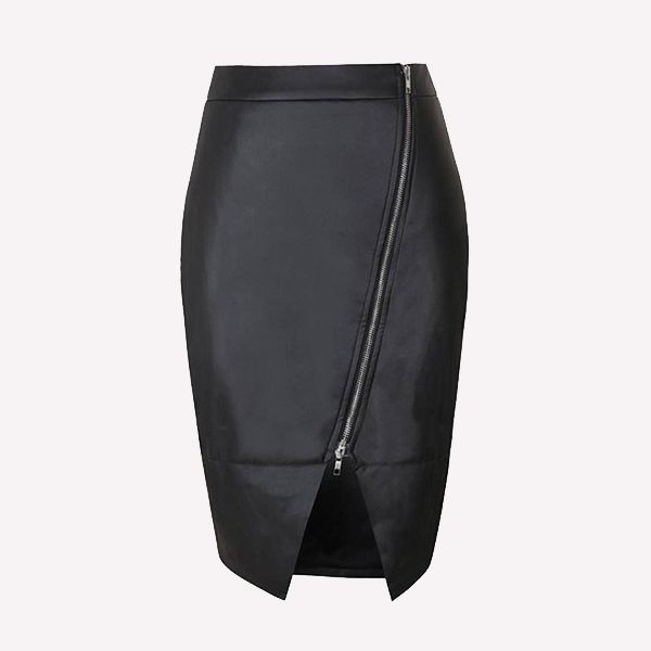 New Women Girl Black PU Leather Skirt Front Zipper Bodycon Mini Skirt Dress Slim Split Pencil Skirts Clubwear ZSJF0428
New Women Girl Black PU Leather Skirt Front Zipper Bodycon Mini Skirt Dress Slim Split Pencil Skirts Clubwear ZSJF0428