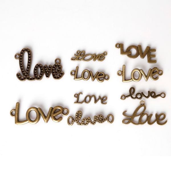wholesale 45pcs/lot mixed tibetan zinc alloy love charms antique bronze plated pendants for diy jewelry findings jewelry maki, Bronze;silver
wholesale 45pcs/lot mixed tibetan zinc alloy love charms antique bronze plated pendants for diy jewelry findings jewelry maki, Bronze;silver