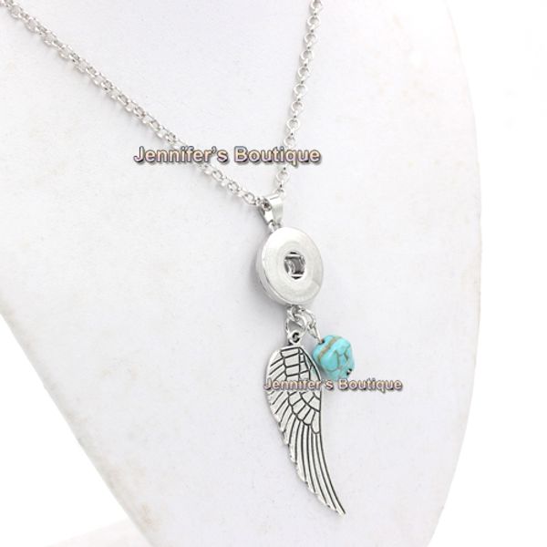 interchangeable snap necklace 18mm snap vintage angel wing pendant necklace for interchangeable button 18mm snap jewelry, Silver
interchangeable snap necklace 18mm snap vintage angel wing pendant necklace for interchangeable button 18mm snap jewelry, Silver
