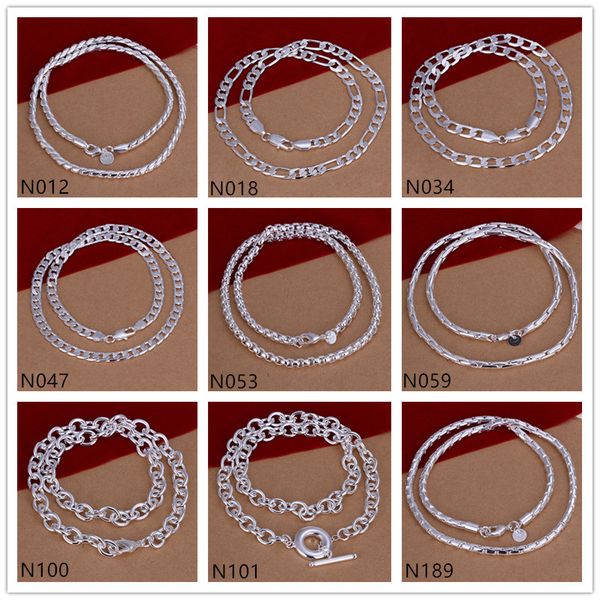 arrival sterling silver plated chains necklace gtp58,fashion twisted rope 925 silver plate necklace 5 pieces a lot mixed style
arrival sterling silver plated chains necklace gtp58,fashion twisted rope 925 silver plate necklace 5 pieces a lot mixed style