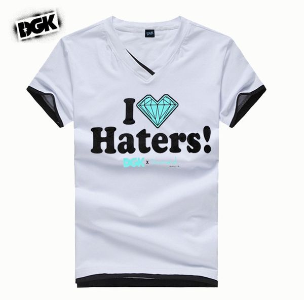 for man v-neck print letter black/white plus size fashion hiphop dgk men's tee t shirt, White;black
for man v-neck print letter black/white plus size fashion hiphop dgk men's tee t shirt, White;black