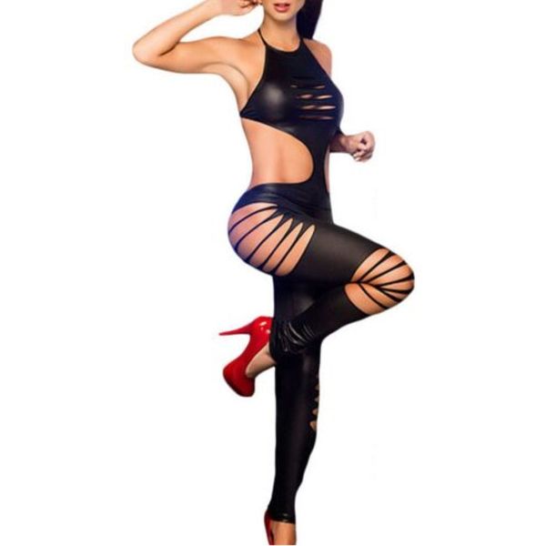 wholesale- jumpsuit rompers 2017 girls black red halter neck jumpsuits sheer clubwear laser shred erotic jumpsuit costume for women, Black;white
wholesale- jumpsuit rompers 2017 girls black red halter neck jumpsuits sheer clubwear laser shred erotic jumpsuit costume for women, Black;white