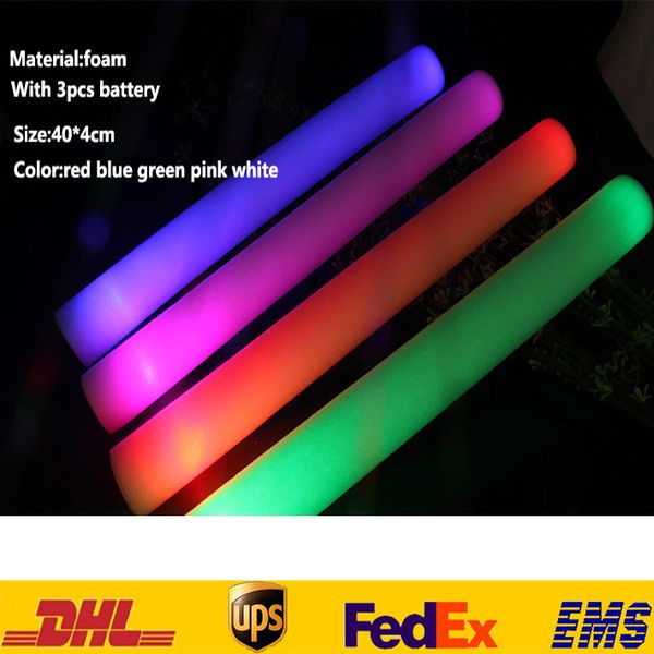 LED Light Sticks New Foam Props Concert Party Flashing Luminous Sticks Holloween Christams Festival Children Toys Gifts HH-T27
LED Light Sticks New Foam Props Concert Party Flashing Luminous Sticks Holloween Christams Festival Children Toys Gifts HH-T27