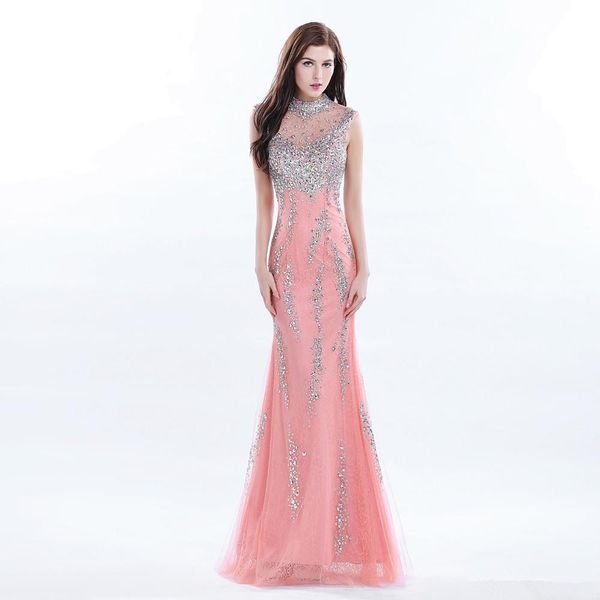 2017 sparkly coral high neck beaded long evening dress elegant women sequins crystal prom party gown formal occasion wear, Black;red
2017 sparkly coral high neck beaded long evening dress elegant women sequins crystal prom party gown formal occasion wear, Black;red