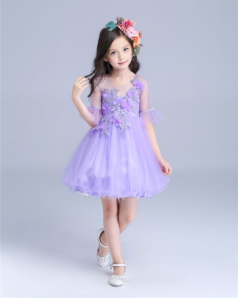 wholesale-2016 new tulle flower girl dress with lace petal kids dress for girls princess dress for wedding vestido ems/dhl free, White;blue
wholesale-2016 new tulle flower girl dress with lace petal kids dress for girls princess dress for wedding vestido ems/dhl free, White;blue