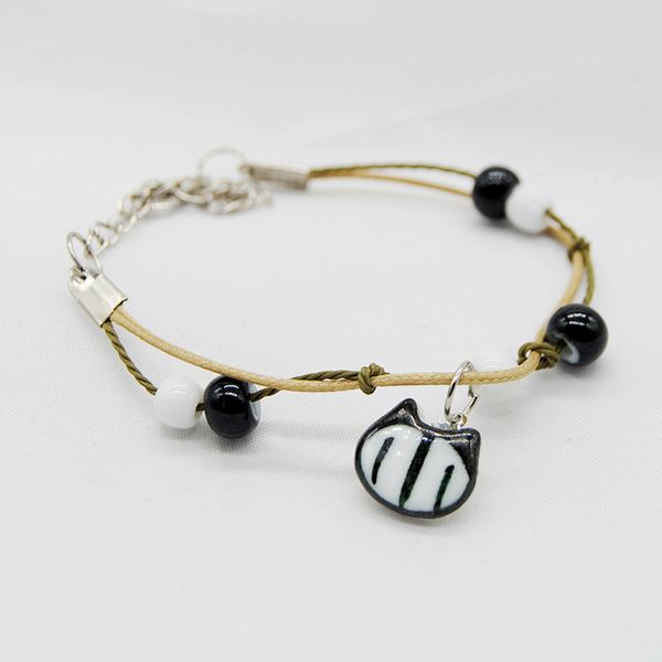 original new chinese style ceramics cat bracelet for women good lucky vintage cute rabbit charms bracelet female lucky jewelry girls gift, Golden;silver
original new chinese style ceramics cat bracelet for women good lucky vintage cute rabbit charms bracelet female lucky jewelry girls gift, Golden;silver