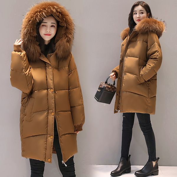 wholesale- snow pinnacle 2017 winter jacket coat women casual bat sleeve loose warm thicken solid parkas coat big fur collar hooded outwear, Black
wholesale- snow pinnacle 2017 winter jacket coat women casual bat sleeve loose warm thicken solid parkas coat big fur collar hooded outwear, Black
