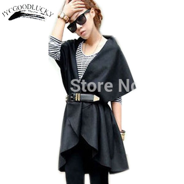 wholesale- spring and autumn casual european style long casual irregular lapel cardigan shawl jacket women clothing women's fashion sli, Black;brown
wholesale- spring and autumn casual european style long casual irregular lapel cardigan shawl jacket women clothing women's fashion sli, Black;brown