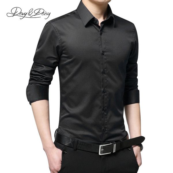 wholesale-chemise homme classical dress shirt men casual long sleeved solid turn-down collar men business shirt camisa ds-038, White;black
wholesale-chemise homme classical dress shirt men casual long sleeved solid turn-down collar men business shirt camisa ds-038, White;black