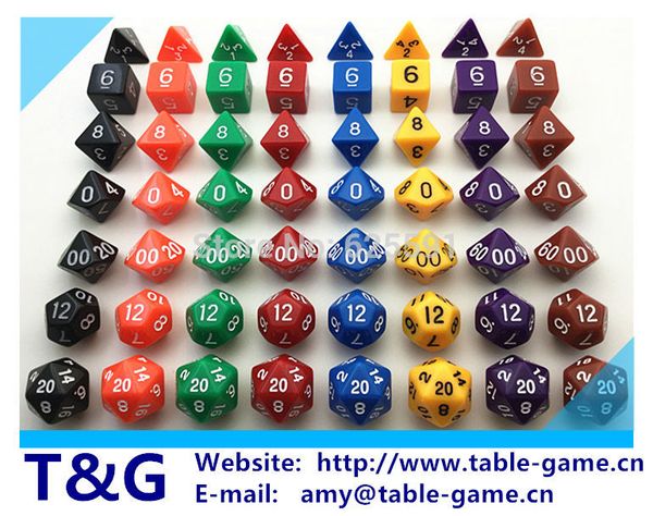 wholesale-wholesales 7pcs/set colorful dice set d4,d6,d8,d10,d10%,d12,d20 dungeons and dragons,novelty rpg digital dice
wholesale-wholesales 7pcs/set colorful dice set d4,d6,d8,d10,d10%,d12,d20 dungeons and dragons,novelty rpg digital dice