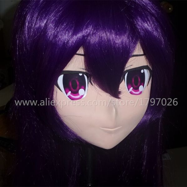 c2-003) handmade japan female kigurumi mask full head cosplay crossdresser masks (include the wig, Black;red
c2-003) handmade japan female kigurumi mask full head cosplay crossdresser masks (include the wig, Black;red