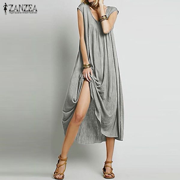 wholesale- zanzea fashion 2017 women dress sleeveless cotton long maxi party dresses casual loose beach vestidos plus size s-5xl, White;black
wholesale- zanzea fashion 2017 women dress sleeveless cotton long maxi party dresses casual loose beach vestidos plus size s-5xl, White;black