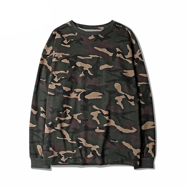 Камуфляж хип-хоп Хабар футболки High Street Urban мужчины с длинным рукавом Kanye West Hipster Camo
Камуфляж хип-хоп Хабар футболки High Street Urban мужчины с длинным рукавом Kanye West Hipster Camo