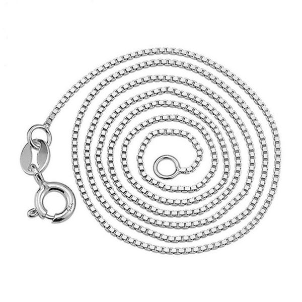 45cm box chain necklace for women fashion jewelry 925 sterling silver necklace chain lead & nickel xf
45cm box chain necklace for women fashion jewelry 925 sterling silver necklace chain lead & nickel xf