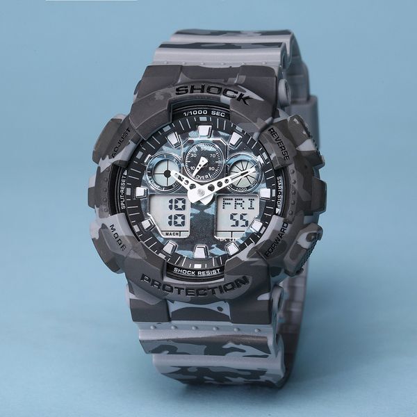 Drop Shipping Top Quality Men Sports watch Digital Led Watch Fashion military watch 50M waterproof multifunction with box and tags
Drop Shipping Top Quality Men Sports watch Digital Led Watch Fashion military watch 50M waterproof multifunction with box and tags