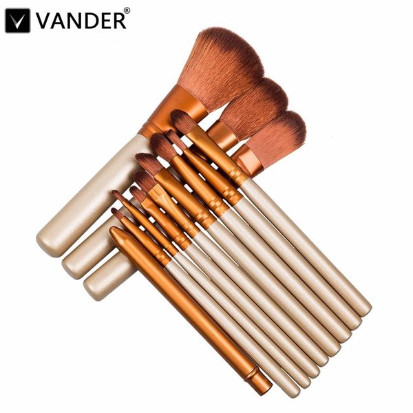 wholesale- golden 12pcs/set professional makeup brushes tools set make up brush kits for face eye shadow palette cosmetic pincel maquiagem
wholesale- golden 12pcs/set professional makeup brushes tools set make up brush kits for face eye shadow palette cosmetic pincel maquiagem