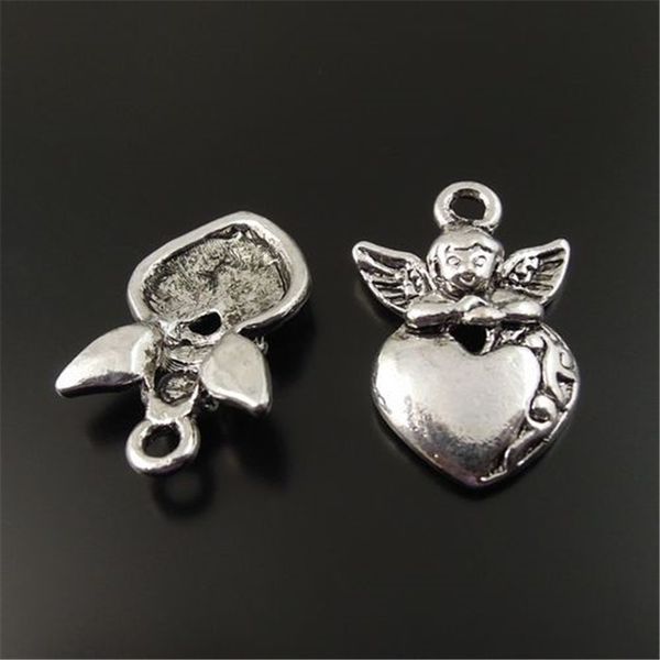 10pcs/pack antique silver angel heart shape zinc alloy pendant charm jewelry finding 20*17*5mm au33023 jewelry making, Bronze;silver
10pcs/pack antique silver angel heart shape zinc alloy pendant charm jewelry finding 20*17*5mm au33023 jewelry making, Bronze;silver
