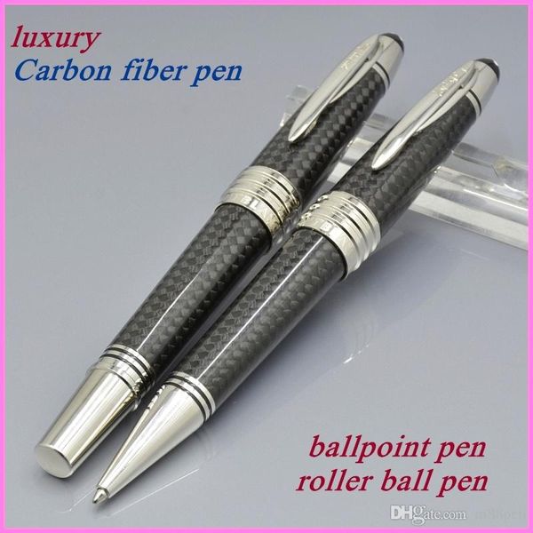 High Quality JFK black carbon fibre Roller ball pen / Ballpoint pen with Star school office stationery luxury Writing ball pens Gift M8
High Quality JFK black carbon fibre Roller ball pen / Ballpoint pen with Star school office stationery luxury Writing ball pens Gift M8