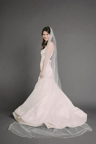 one layer cathedral length wedding veil beaded edge white iovry champagne bridal veil with comb, Black
one layer cathedral length wedding veil beaded edge white iovry champagne bridal veil with comb, Black