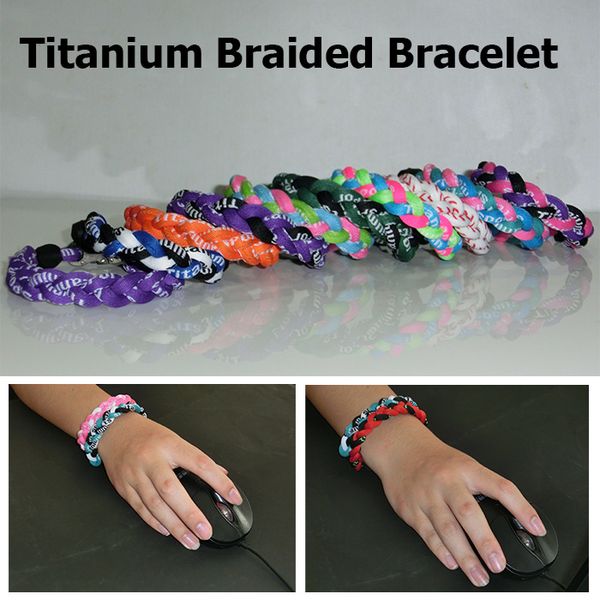 new arrival baseball 3 ropes tornado germanium titanium healthy sports athletes bracelets, Golden;silver
new arrival baseball 3 ropes tornado germanium titanium healthy sports athletes bracelets, Golden;silver
