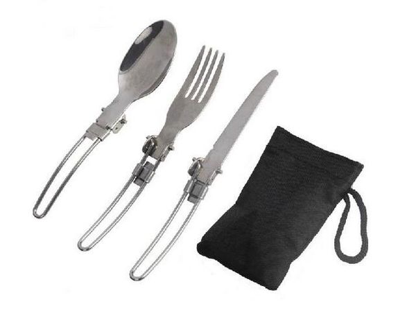 new arrive 3 in 1 foldable outdoor camping picnic tableware stainless steel folding fork and spoon
new arrive 3 in 1 foldable outdoor camping picnic tableware stainless steel folding fork and spoon