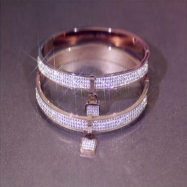 pretty lady gold women's lover jewelry metal zircon bangles for women wedding bracelets & bangles stainless steel jewelry wholesale, Black
pretty lady gold women's lover jewelry metal zircon bangles for women wedding bracelets & bangles stainless steel jewelry wholesale, Black