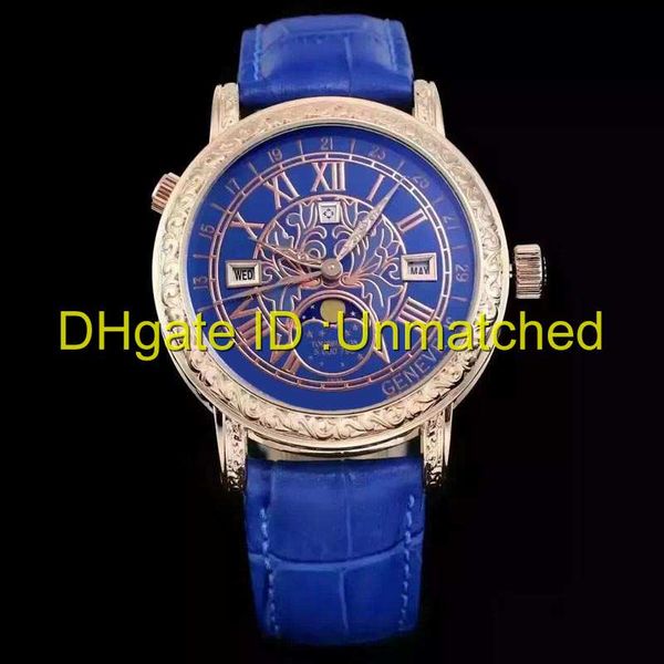 luxury watch carved case two time zone moon phase quartz mens watches duplex .5004r 5146r-001 5216r-001 leather strap battery wristwatch, Slivery;brown
luxury watch carved case two time zone moon phase quartz mens watches duplex .5004r 5146r-001 5216r-001 leather strap battery wristwatch, Slivery;brown
