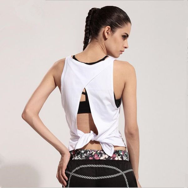 wholesale-women yoga shirts gym sportswear sleeveless tank fitness twist back vest running shirt quick dry workout singlets, White;red
wholesale-women yoga shirts gym sportswear sleeveless tank fitness twist back vest running shirt quick dry workout singlets, White;red