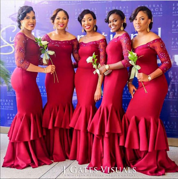 2021 beautiful mermaid wedding girl dresses sheer short sleeves burgundy bridesmaid dresses under 100, White;pink
2021 beautiful mermaid wedding girl dresses sheer short sleeves burgundy bridesmaid dresses under 100, White;pink