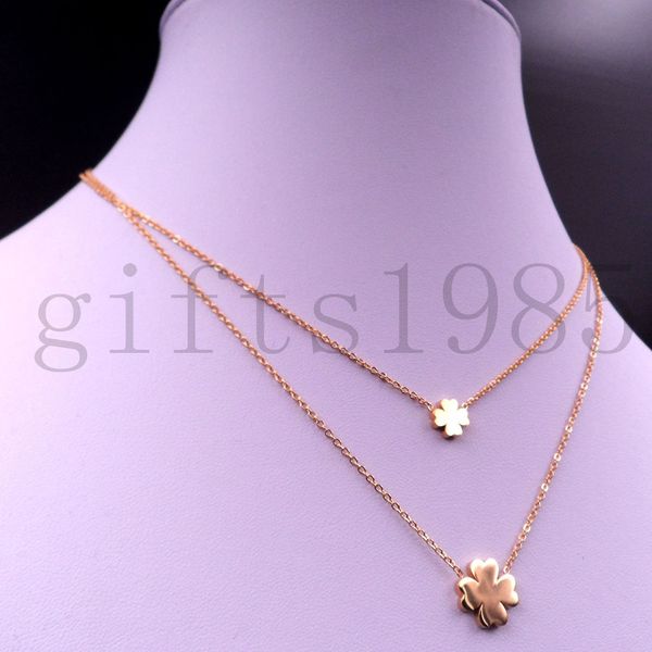 wholesale ms. stainless steel golden/silver four leaf clover jewelry fashion necklace pendant charm
wholesale ms. stainless steel golden/silver four leaf clover jewelry fashion necklace pendant charm
