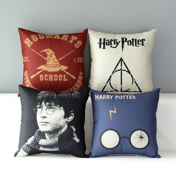 anti-fading soft cotton linen throw pillow case back cover