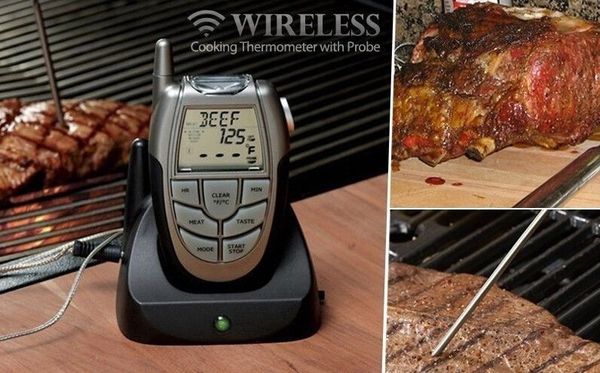 led digital wireless remote kitchen thermometer barbecue wireless food cooking temperature gauge beef meat probe thermometer timer tools
led digital wireless remote kitchen thermometer barbecue wireless food cooking temperature gauge beef meat probe thermometer timer tools