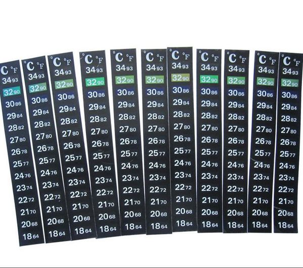 100pcs/lot Practical Stick-on Dual Scale Digital Aquarium Fish Tank Thermometer change color Temperature Sticker Black
100pcs/lot Practical Stick-on Dual Scale Digital Aquarium Fish Tank Thermometer change color Temperature Sticker Black
