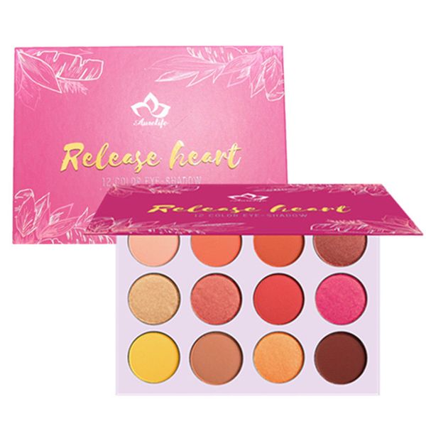 New Brand Aurelife Liberties/Release Heart Pressed Powder Nake Shadow Palette Matte & Shimmer 12 color Eye Shadow Palette Heat Eyeshadow
New Brand Aurelife Liberties/Release Heart Pressed Powder Nake Shadow Palette Matte & Shimmer 12 color Eye Shadow Palette Heat Eyeshadow