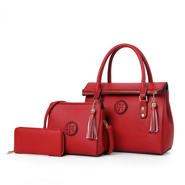Lady hand bag new luxury pu leather ta el handbag 3 pc compo ite bag et lady houlder cro body women bag female wallet clutch
Lady hand bag new luxury pu leather ta el handbag 3 pc compo ite bag et lady houlder cro body women bag female wallet clutch