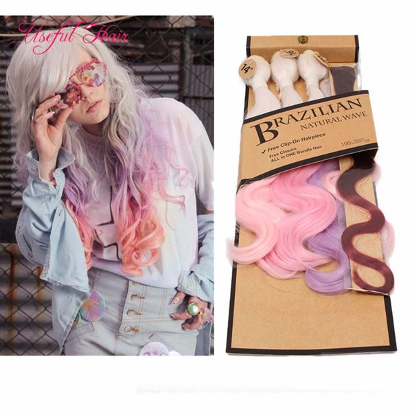women hair factory prices kanekalon synthetic braiding hair,bundles with closure 220g brazillian body wave bundles sew in hair extensions, Black;brown
women hair factory prices kanekalon synthetic braiding hair,bundles with closure 220g brazillian body wave bundles sew in hair extensions, Black;brown