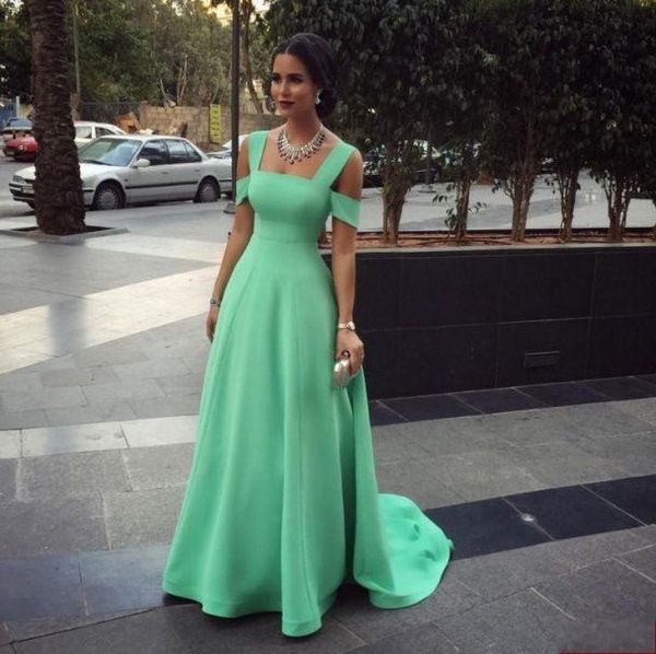 simple style green long prom dresses 2016 fashion square neck off the shoulder short sleeves custom made plus size formal evening dresses, Black;red
simple style green long prom dresses 2016 fashion square neck off the shoulder short sleeves custom made plus size formal evening dresses, Black;red