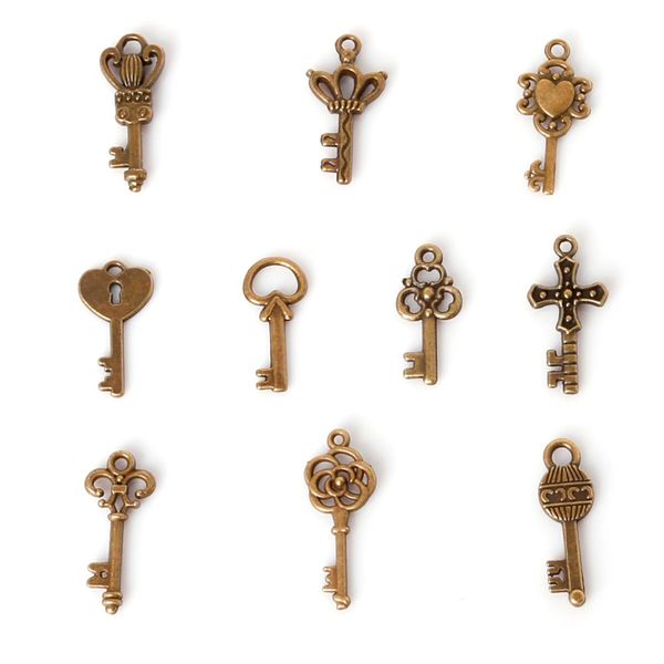 mixed antique bronze fashion key charms keys (100 gram =107piece ) jewelry making diy, Bronze;silver
mixed antique bronze fashion key charms keys (100 gram =107piece ) jewelry making diy, Bronze;silver