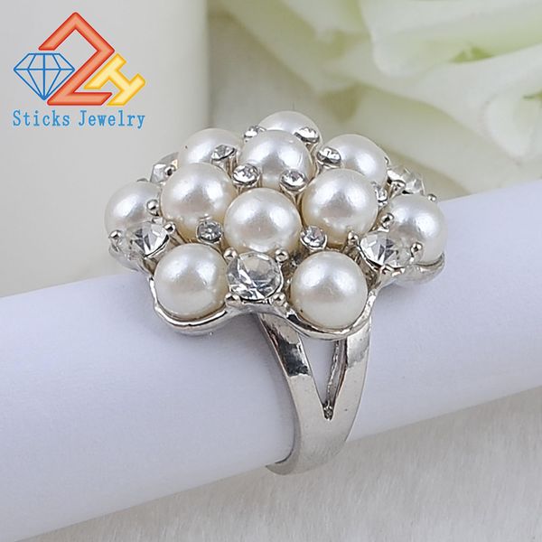engagement rings new white k plated ring fashion elegant simulated pearl rings women jewelry big discount, Golden;silver
engagement rings new white k plated ring fashion elegant simulated pearl rings women jewelry big discount, Golden;silver