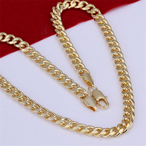 Brand new 7mm gold necklace men sideways yellow gold necklace STSN238,wholesale fashion 18k gold Chains necklace factory direct sale
Brand new 7mm gold necklace men sideways yellow gold necklace STSN238,wholesale fashion 18k gold Chains necklace factory direct sale