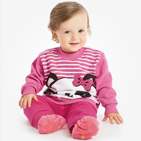 girl clothing sets children clothes cotton long sleeved cute panda sweater + pant pink suit girls sell baby outfits, White
girl clothing sets children clothes cotton long sleeved cute panda sweater + pant pink suit girls sell baby outfits, White