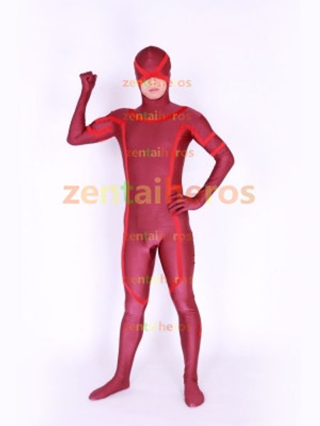 x-men summers lycra spandex halloween party cosplay zentai suit, Black;red
x-men summers lycra spandex halloween party cosplay zentai suit, Black;red