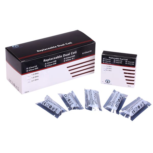Оригинальный Innokin iClear 30S Clearomizer двойной катушки головки Iclear30S Clearomizer атомайзер перестраиваемый катушки головы
Оригинальный Innokin iClear 30S Clearomizer двойной катушки головки Iclear30S Clearomizer атомайзер перестраиваемый катушки головы