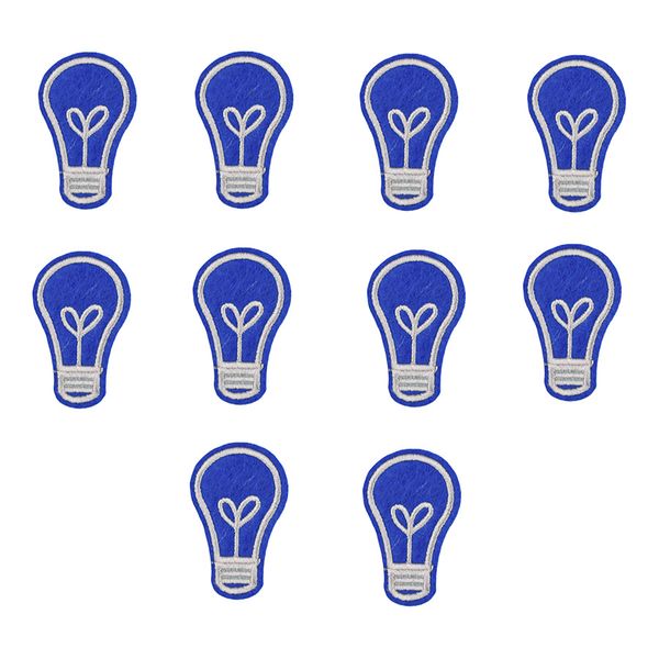 1pcs light bulb embroidery patches for clothing iron patch for cloth applique sewing accessories stickers badge on clothes iron on patches, Black
1pcs light bulb embroidery patches for clothing iron patch for cloth applique sewing accessories stickers badge on clothes iron on patches, Black