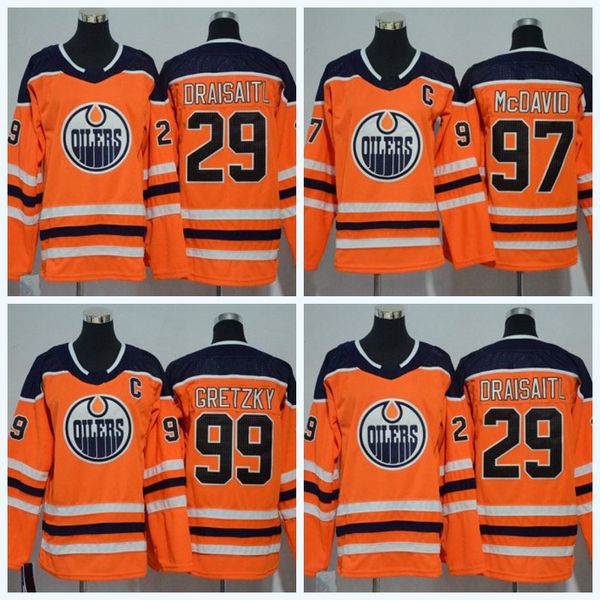 Youth 99 Wayne Gretzky 2017-2018 Season Edmonton Oilers 97 Connor McDavid 29 Leon Draisaitl New Team Hockey Jerseys All Stitched
Youth 99 Wayne Gretzky 2017-2018 Season Edmonton Oilers 97 Connor McDavid 29 Leon Draisaitl New Team Hockey Jerseys All Stitched