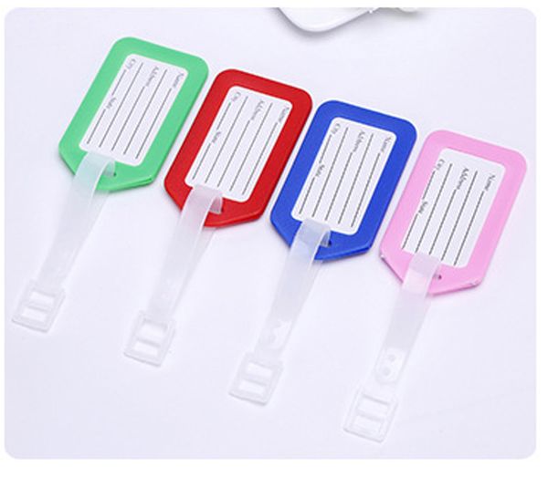 150pcs/lot candy luggage tags on board environmental protection plastic card sets of checked baggage tag listing, Black
150pcs/lot candy luggage tags on board environmental protection plastic card sets of checked baggage tag listing, Black